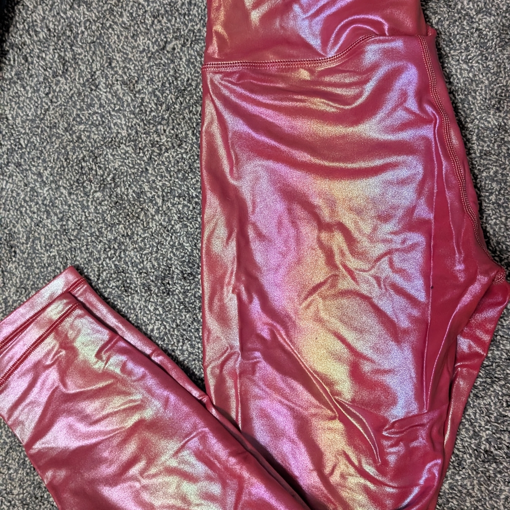ZYIA Pink High-Waisted Leggings